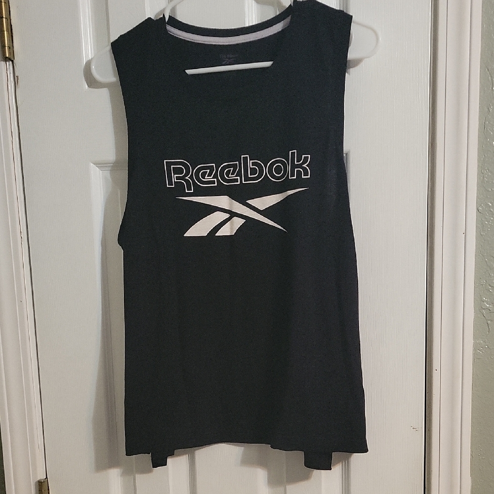 Reebok Black Graphic Tank Top
